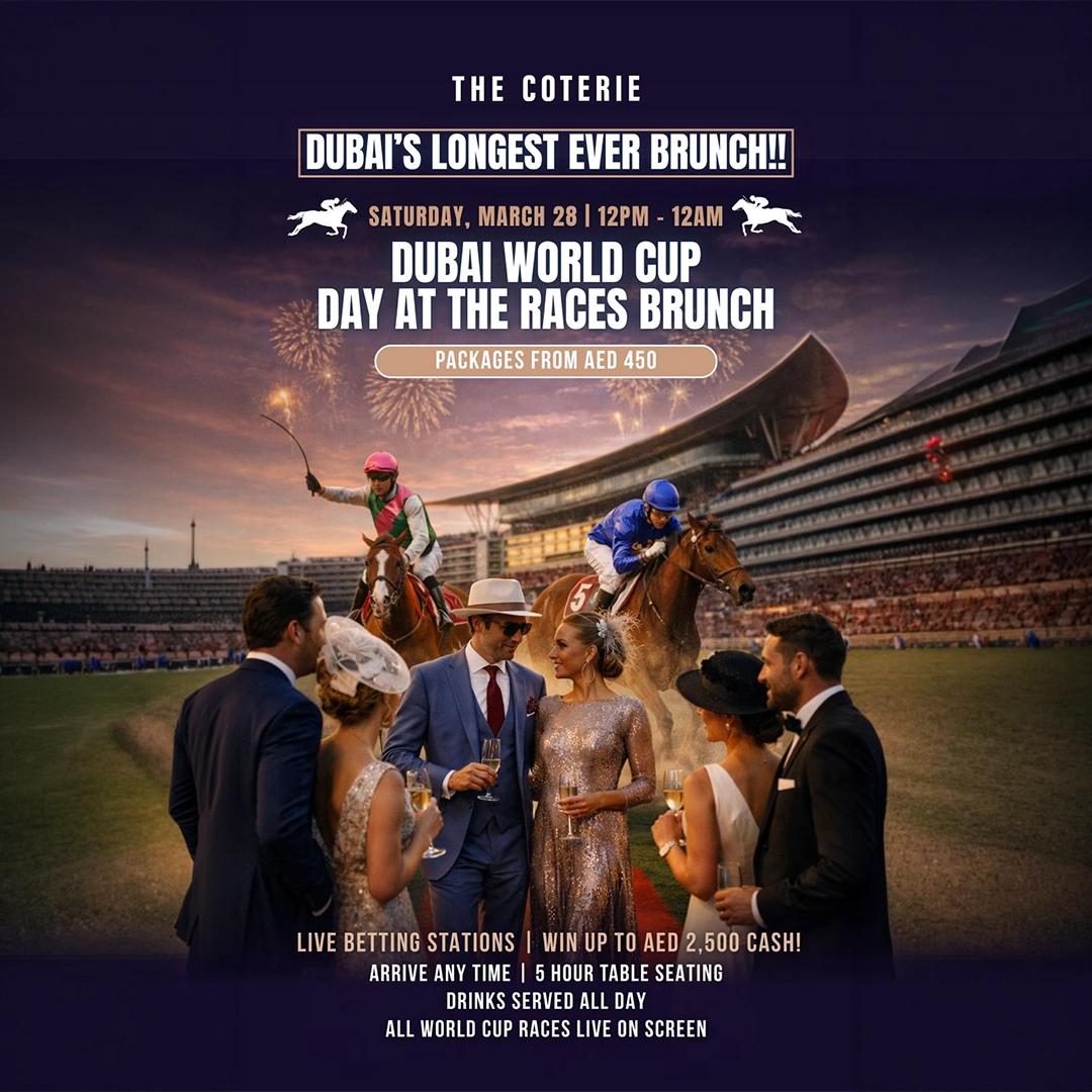 Dubai World Cup: Day At The Races Brunch