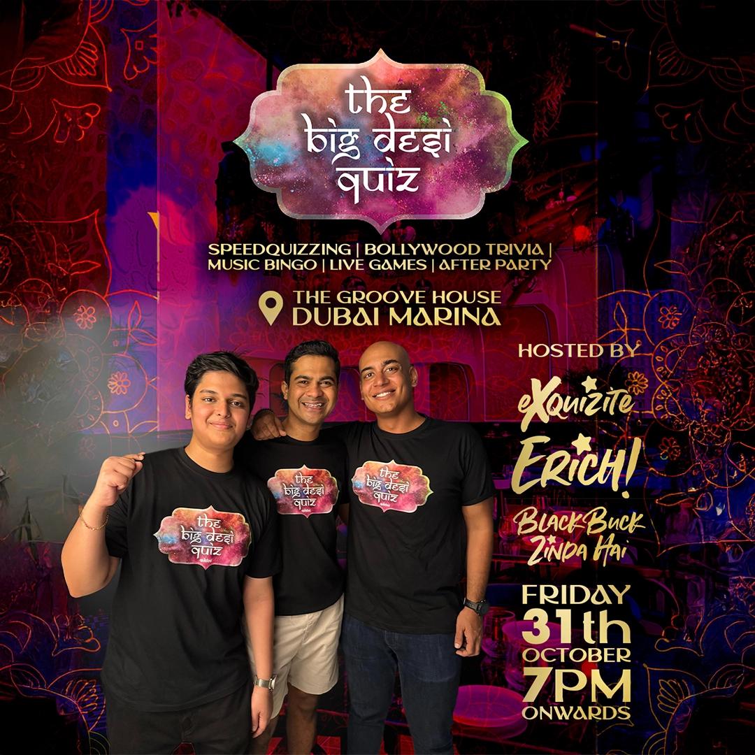 The Big Desi Quiz - Groove House BollyWood Trivia