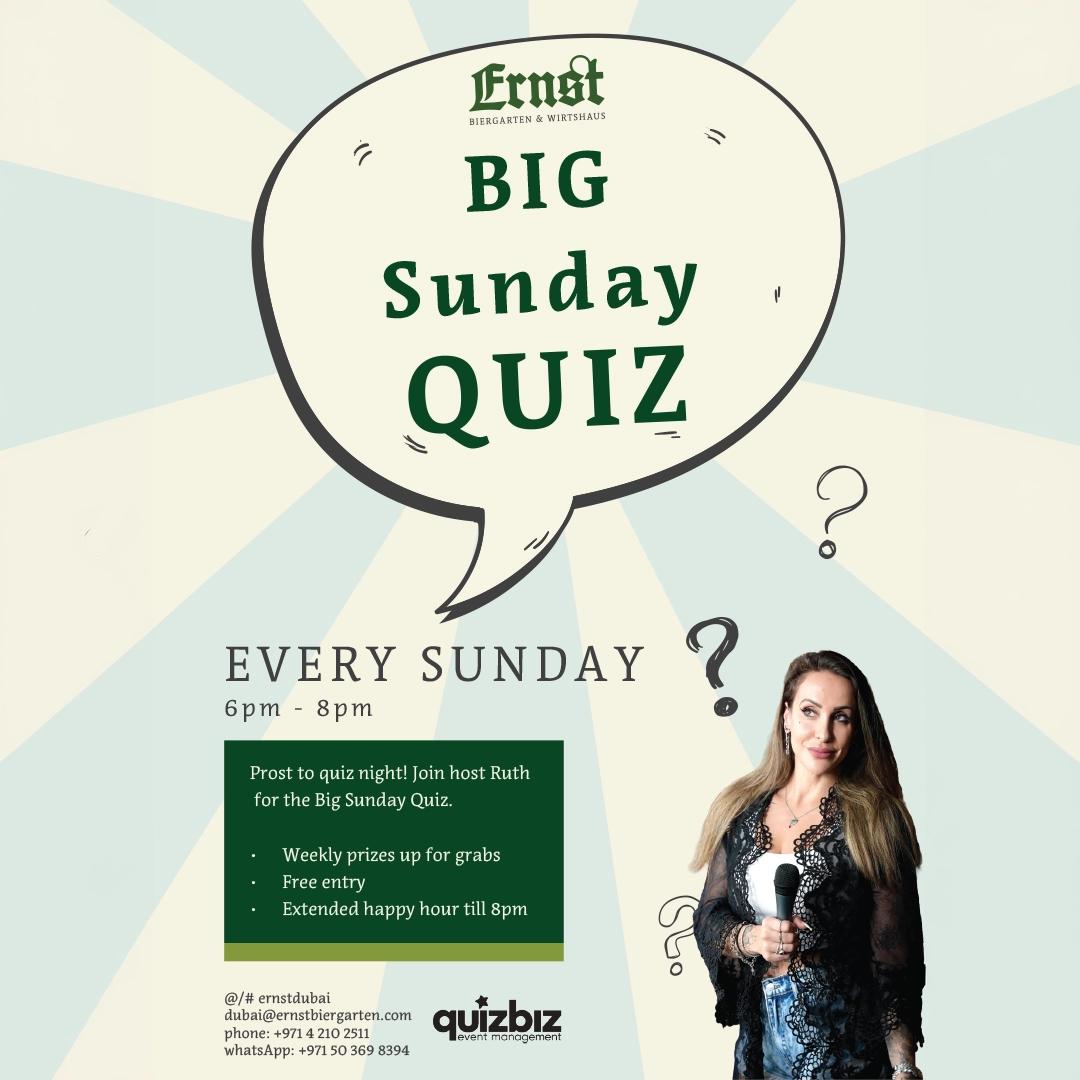 The Big Sunday Quiz
